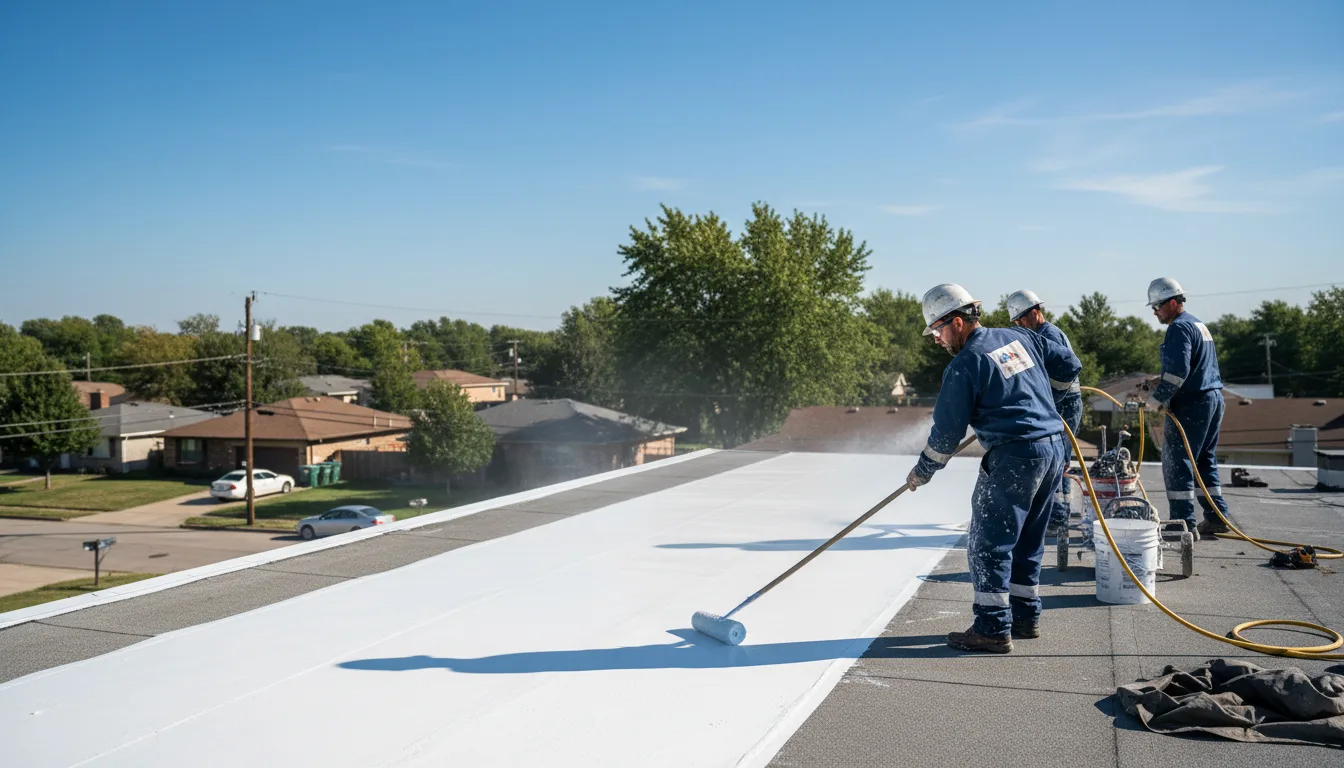 Commercial roof coating in Cleveland, MO near me